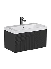 Тумба подвесная Velvex Edge 70.1Y графит под раковину 9696-70 (tp.EDG.9696.70.1Y графит)