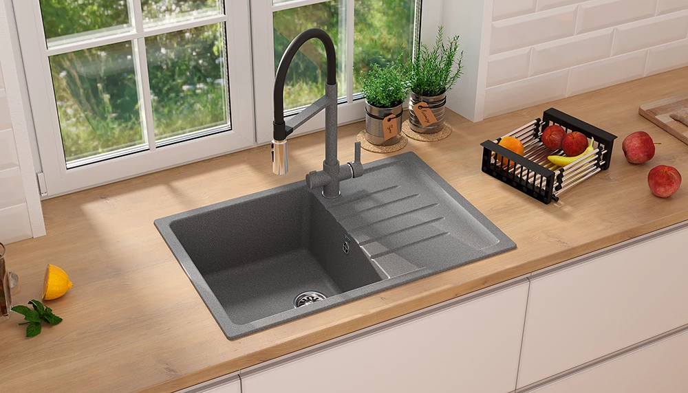 Мойка Ulgran Classic темно-серый (U-400-309) Мойка Ulgran Classic темно-серый (U-400-309) - фото 3