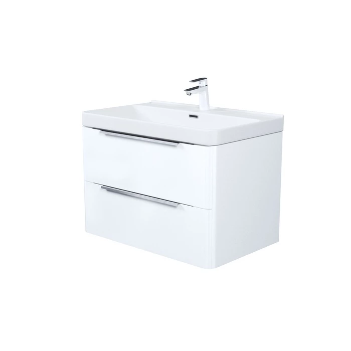 Тумба с умывальником IDDIS Cloud X подвесная, 80 см, белый (CLX80W0i95K)