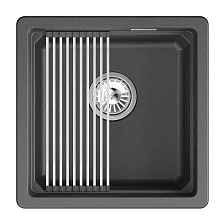 Кухонная мойка GRANULA кварц (4501iU, ЧЁРНЫЙ)