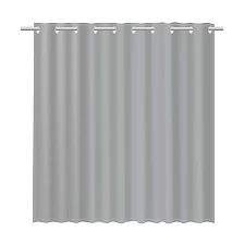 Шторка для ванной серая Fixsen Linum (FX-1535K)