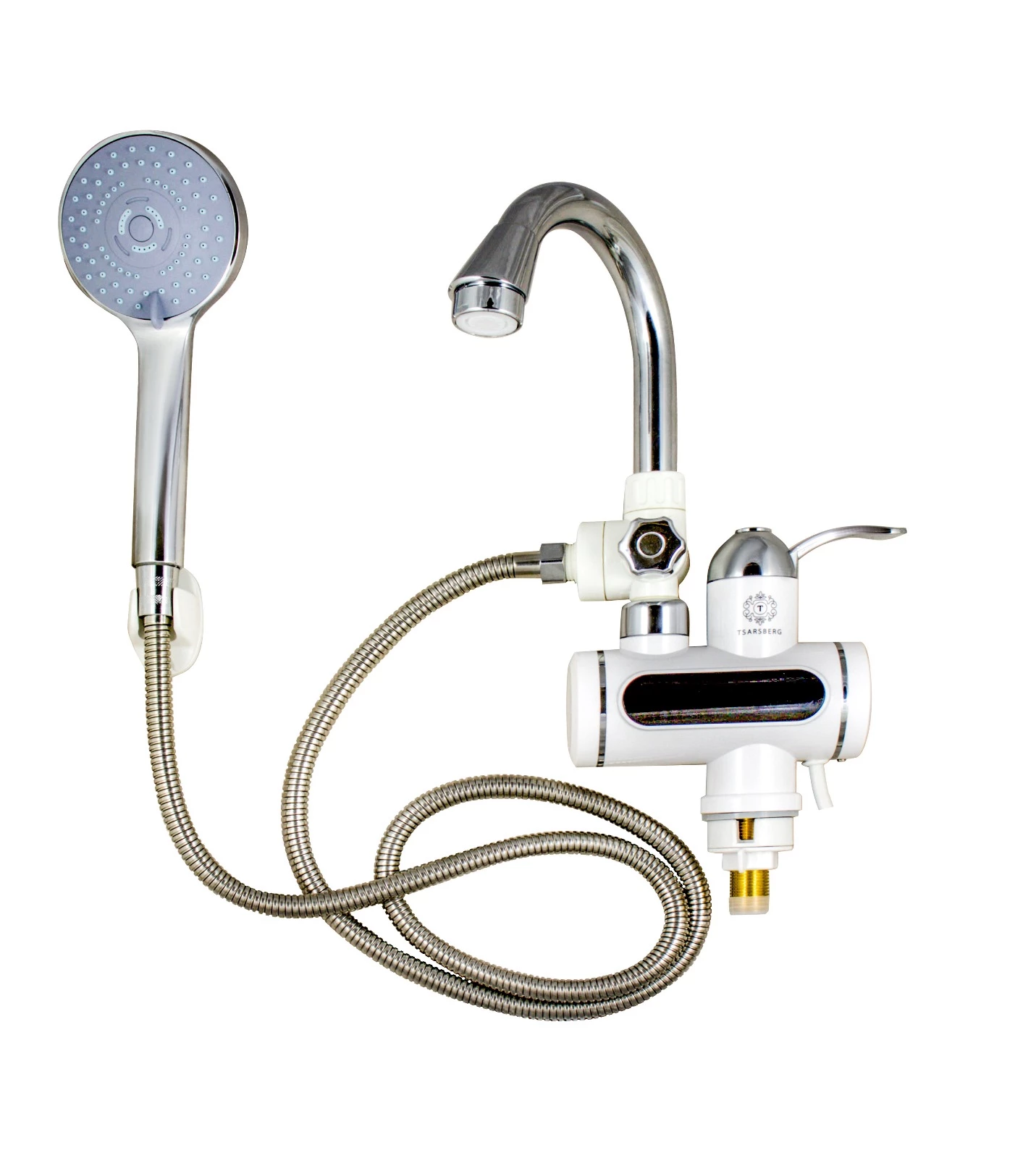Проточный водонагреватель TSARSBERG электрический с душем (TSB-WH1526) - фото 1