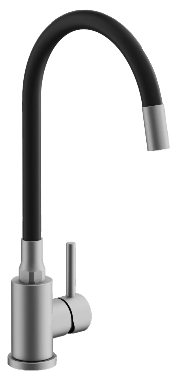 Смеситель для кухни BELZ гибкий сатин (B73809-1)