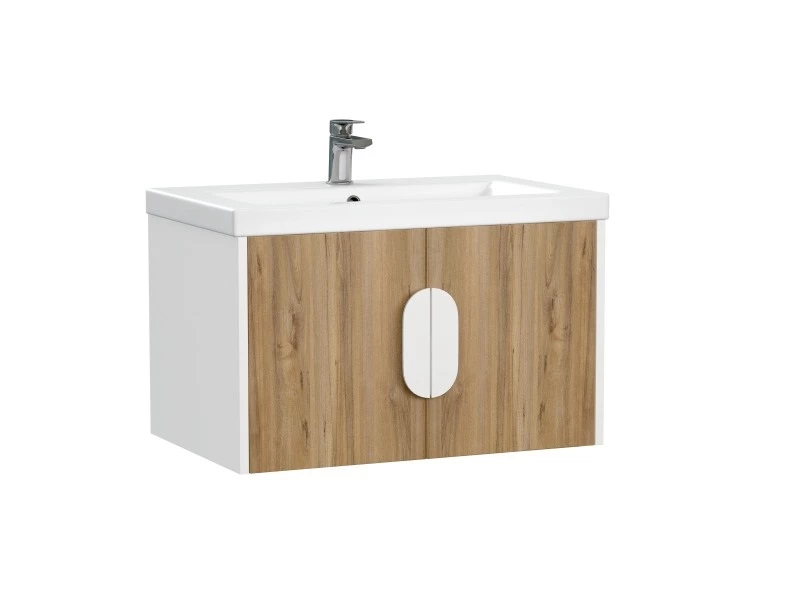 Тумба CERSANIT COMO 70 подвесная орех под раковину S-UM-COM70/1-w (COMO 70) (69342)