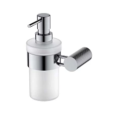 Дозатор для жидкого мыла IDDIS Дюна (Duna) матовое стекло, нержавеющая сталь, хром глянцевый (DUNSBG0i46)