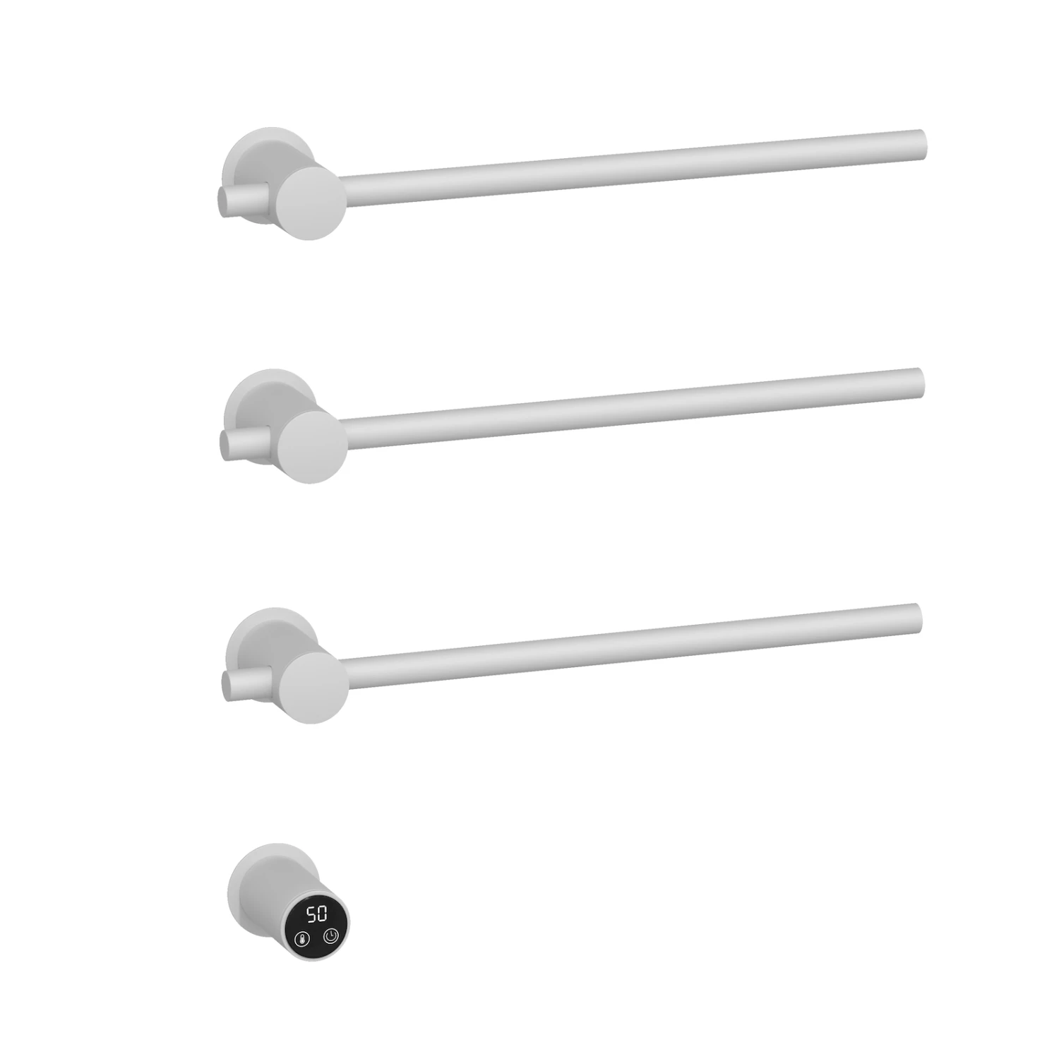 Полотенцесушитель электрический, встроенный Timo Saona белый матовый (030/16SM) - фото 1