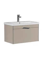 Тумба Velvex Krona 800-0-1 навесная серый камень под раковину Ц0000005955 (Como 80) (384 серый камень)