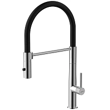 Смеситель Lemark Beluga для кухни с гибким изливом (LMF-8074B-C)