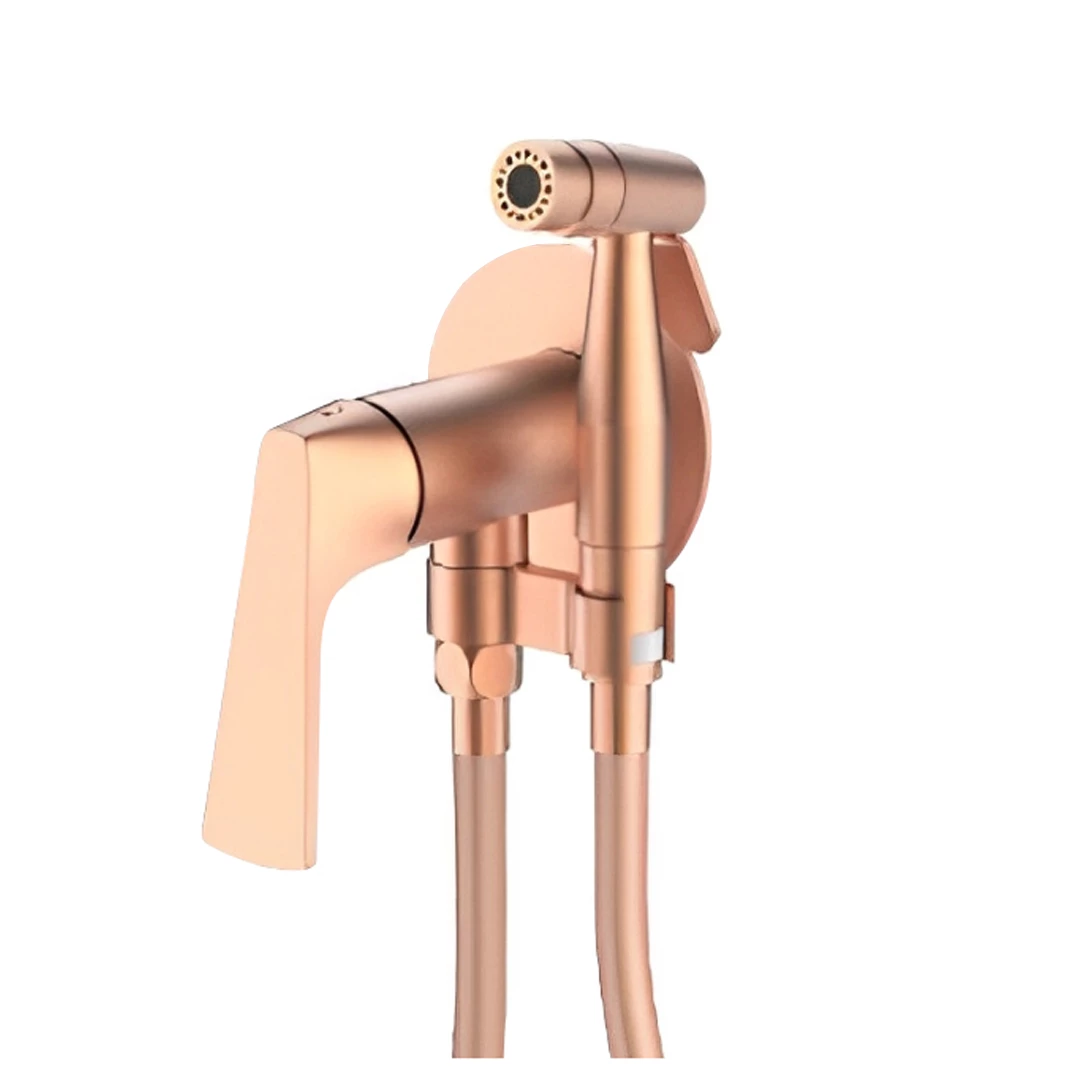 Смеситель Raglo с гигиеническим душем встраиваемый, матовая медь (R07.52.33) - фото 1