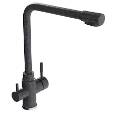 Смеситель для кухни MIXLINE ML-GS13 35к (309) темно-серый с вых. для питьевого фильтра (550668)