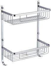 Полка решетка прямая двойная Savol (S-002522)