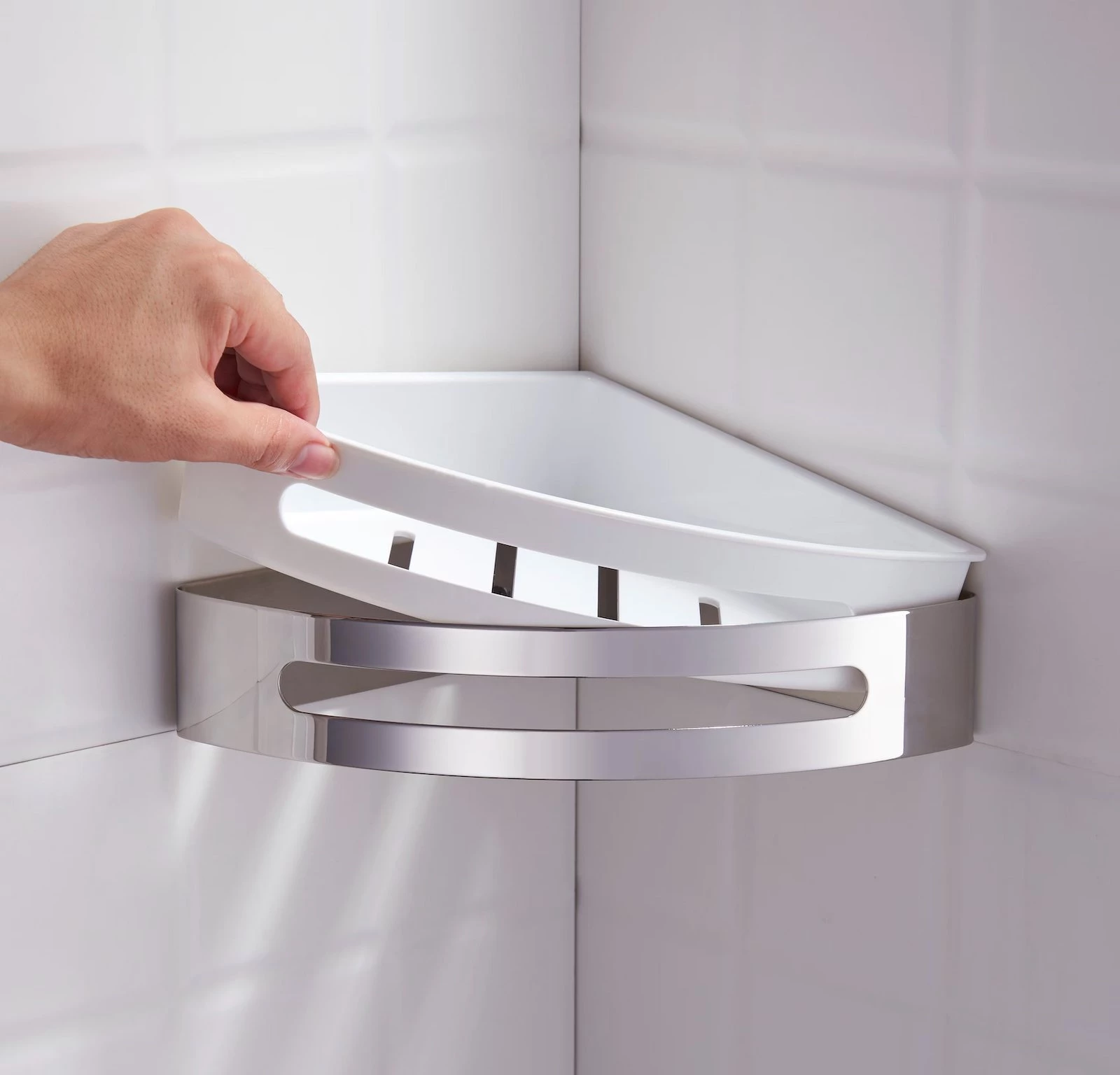 Полка угловая Timo Luiroхром (18577/00) - фото 3