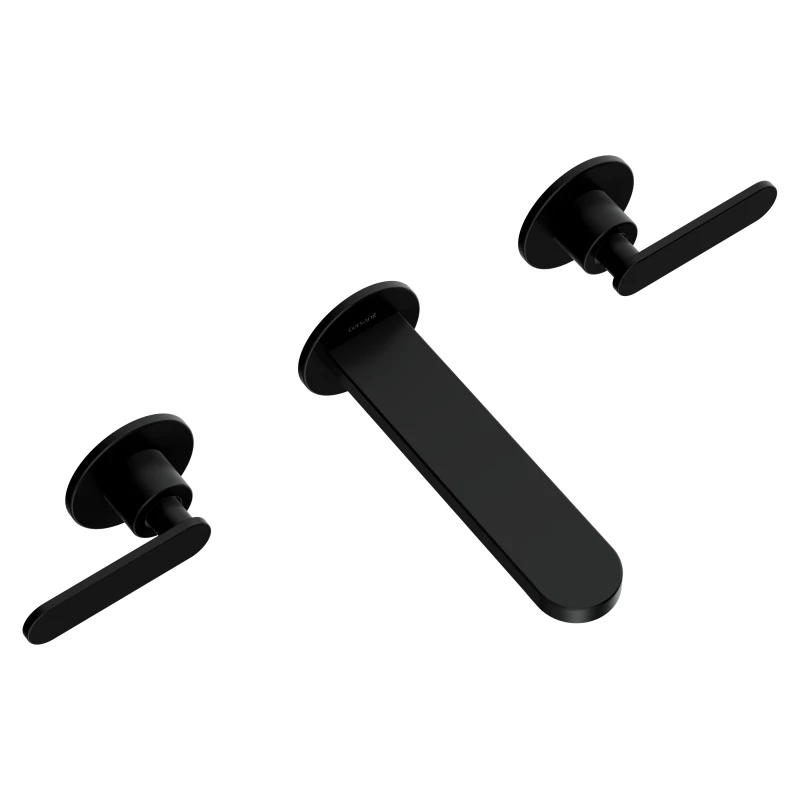 Смеситель для раковины CERSANIT OLIVA встраиваемый черный (68972) - фото 2