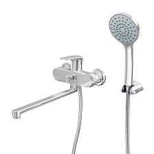 Смеситель одноручный для ванны с поворотным изливом RUSH Невис (Nevis) (NE1735-51)