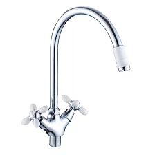 Смеситель для кухни Cron CN127 белый (CN46127-8)