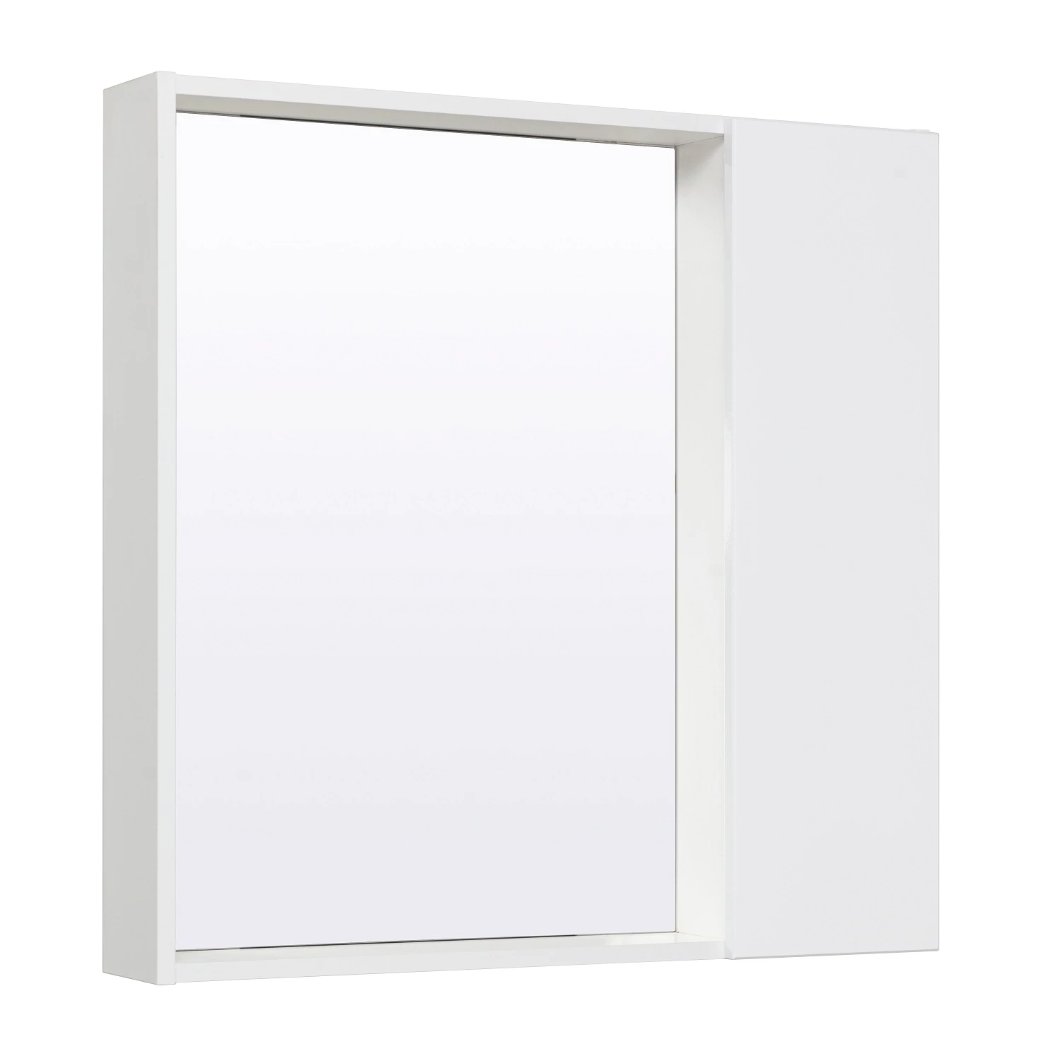 Зеркальный шкаф Runo белый Манхэттен 75 (00-00001045) - фото 1