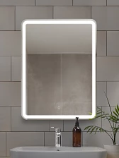 Зеркало DQ Дюссельдорф (Düsseldorf) Лайт 80х60 с подсветкой (DQMDUS8060LT)