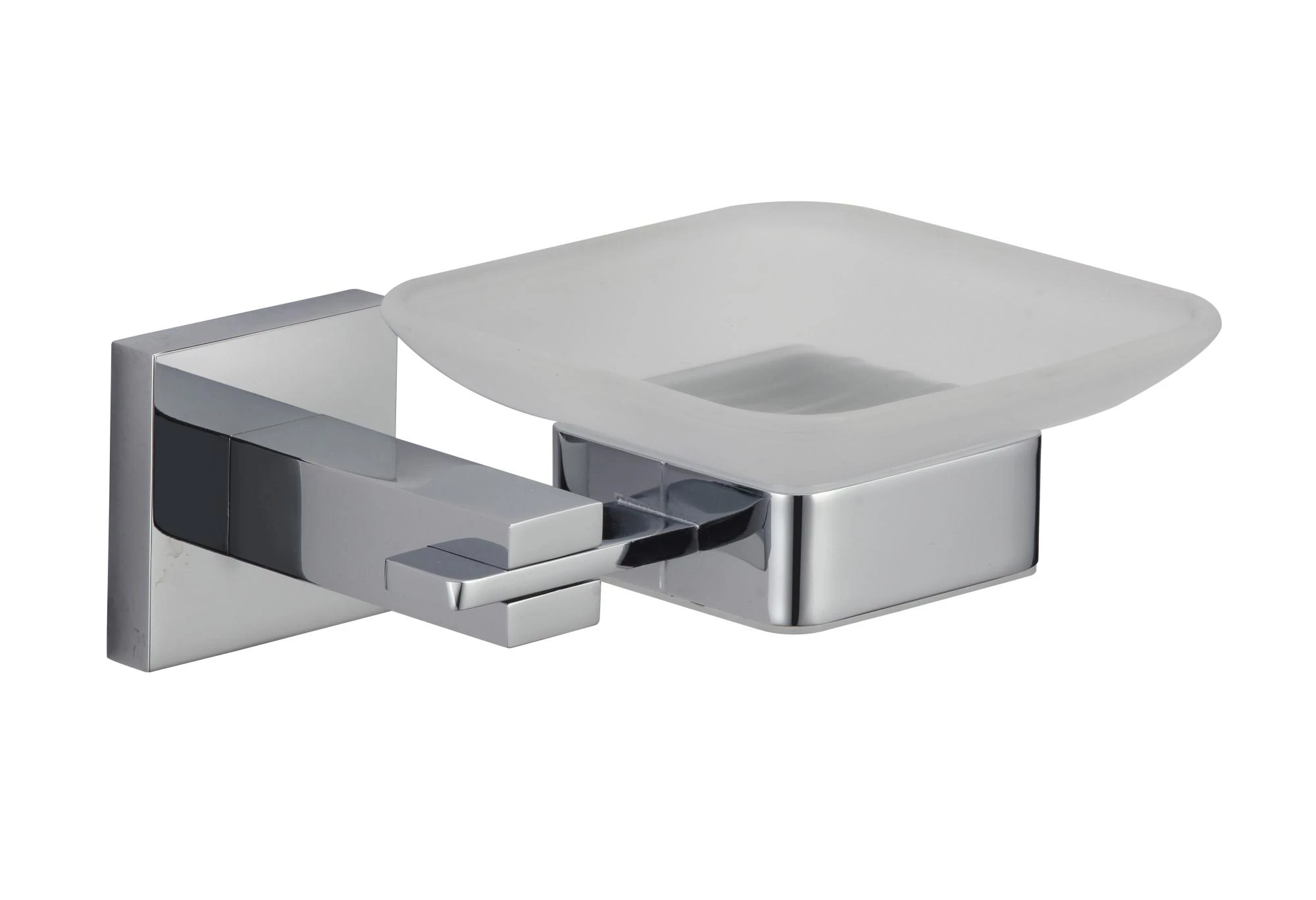 Мыльница стеклянная с настенным держателем Savol 65а (S-06559A) - фото 1