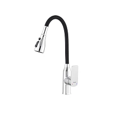 Смеситель для кухни Milardo Poli с гибким изливом, хром глянцевый (POLSB0FM05)