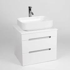 Тумба VIANT "Марсель" 2 ящика со столешницей L66 подвесная 502х664х516 (VMAR66N-T2YP)