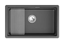 Кухонная мойка GRANULA кварц (7303iU, ШВАРЦ)