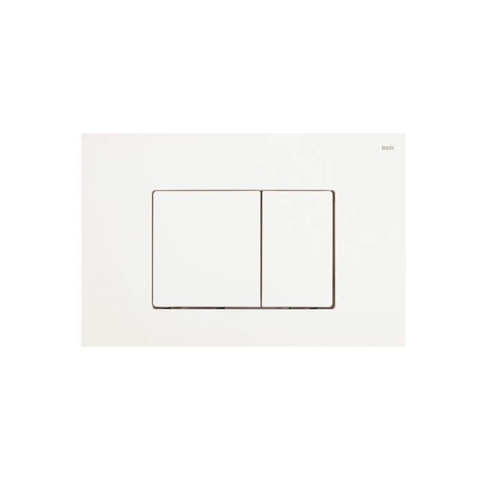 Клавиша смыва IDDIS Unifix универсальная, матовый белый 003 (UNIS3MWi77) - фото 1