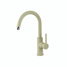 Смеситель для кухни Lemark COMFORT с подключением к фильтру питьевой воды, цвет: бежевый (LM3073PBG)