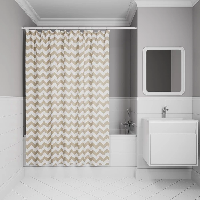 Штора для ванной IDDIS 200x180 см, Полиэстер (BR03P18i11)