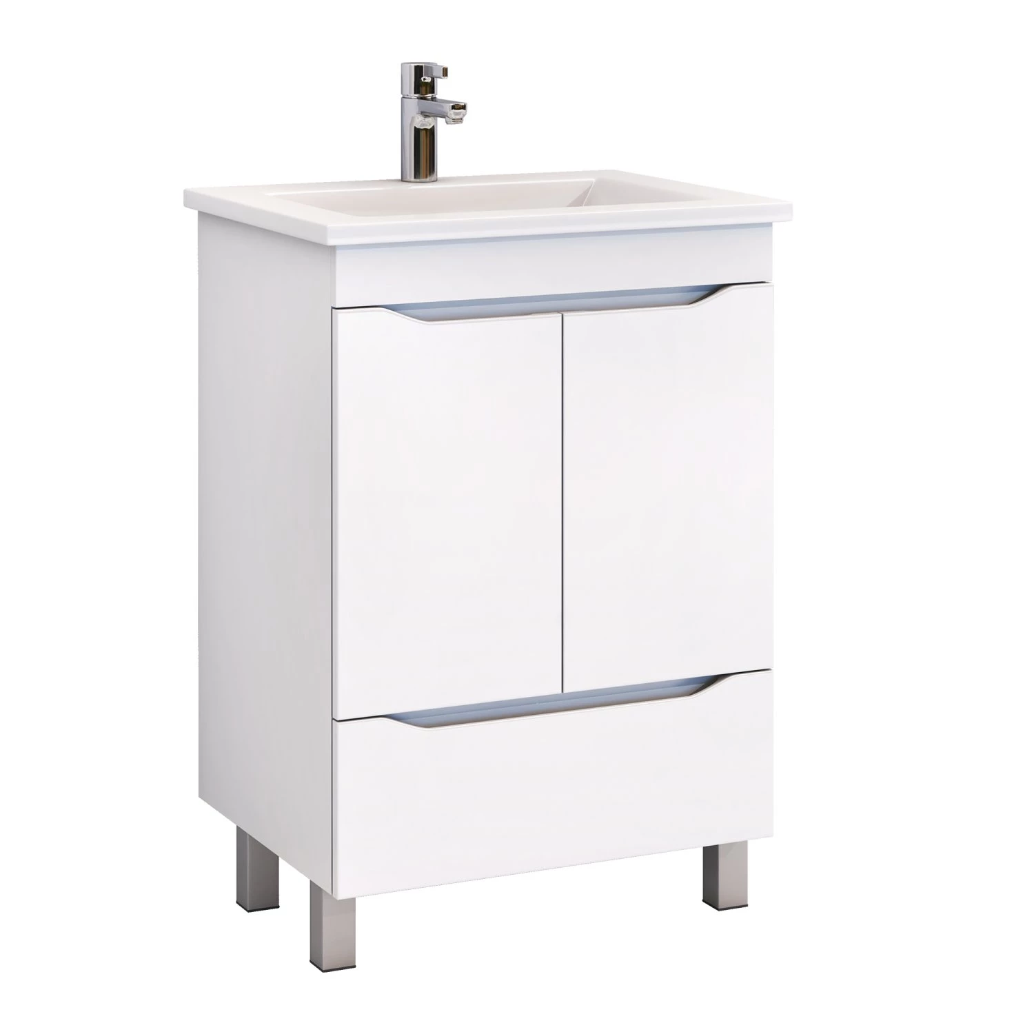 Тумба VIGO Grani 600-2-1 под умывальник Ц0000004928 (Элина 60) (tn.GRI.ELI.60.2D.1Y)