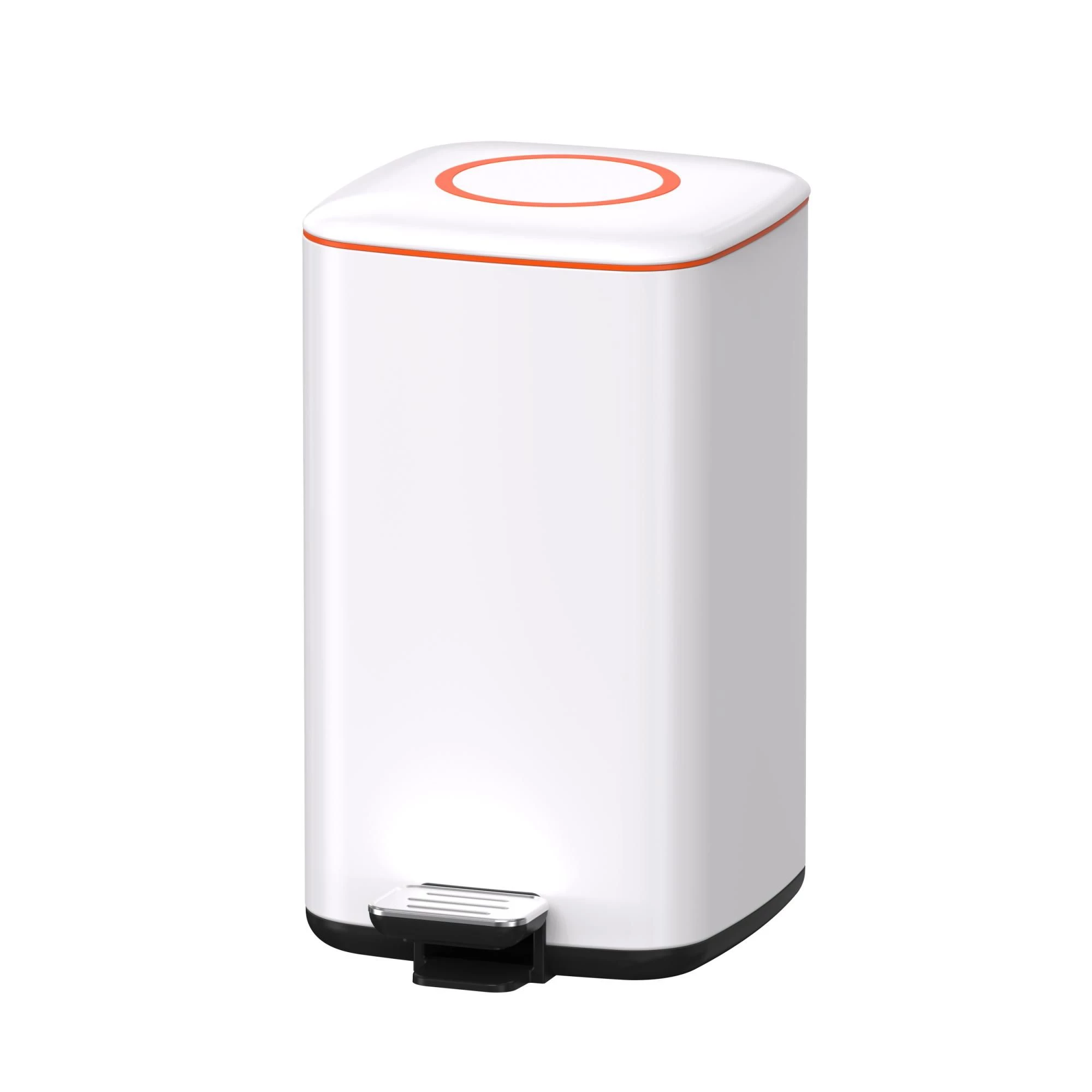 Ведро с микролифтом 12 л JAVA S-888-12W Ведро с микролифтом 12 л JAVA S-888-12W - фото 1