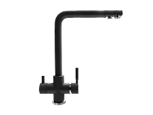 Смеситель ULGRAN Steel 016-003, цвет "вороненая сталь" (US-016-003)