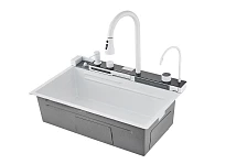 Мойка кухонная с водопадом Savol (S-SC001W)