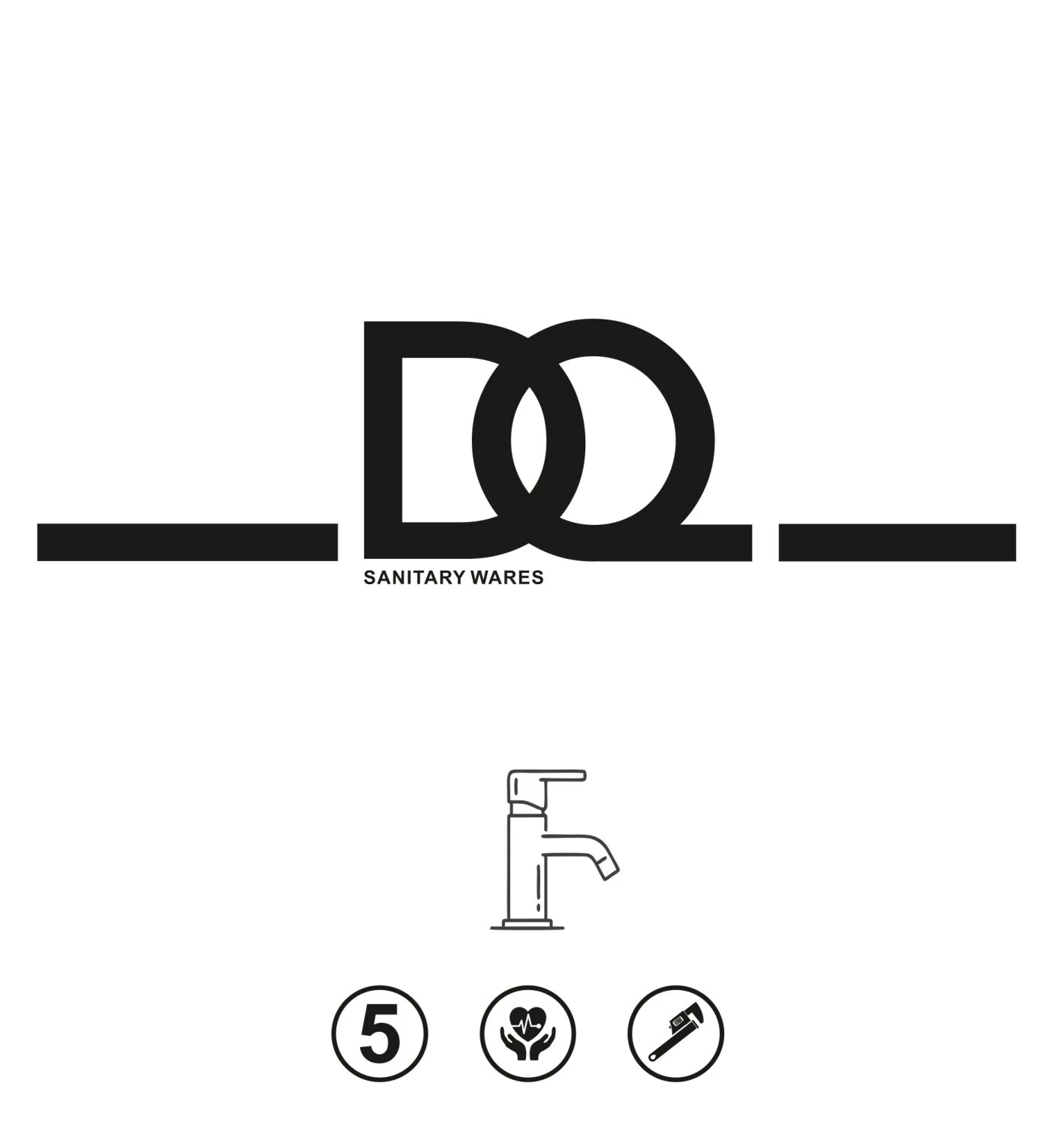 Смеситель для раковины высокий DQ Bonn черный (DA1702005) - фото 5