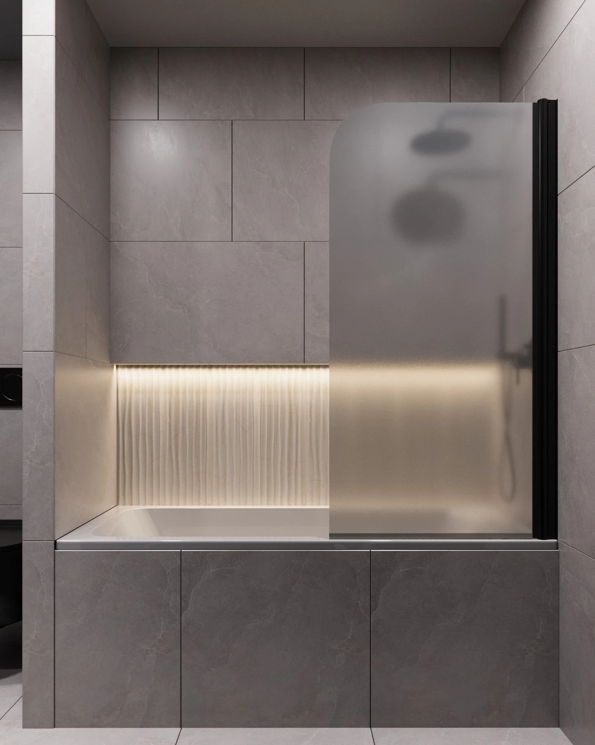 Шторка для ванны поворотная Timo TCM-70/03F-6 на монопетле 1400*700, стекло матовое 6 мм (T29) - фото 2