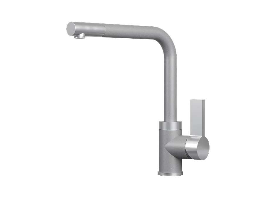 Смеситель для кухни GRANULA (5504, АЛЮМИНИУМ) - фото 1