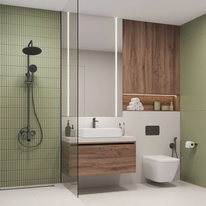 Смеситель для умывальника, графит, Rora, Milardo, RORGM00M01 - фото 4