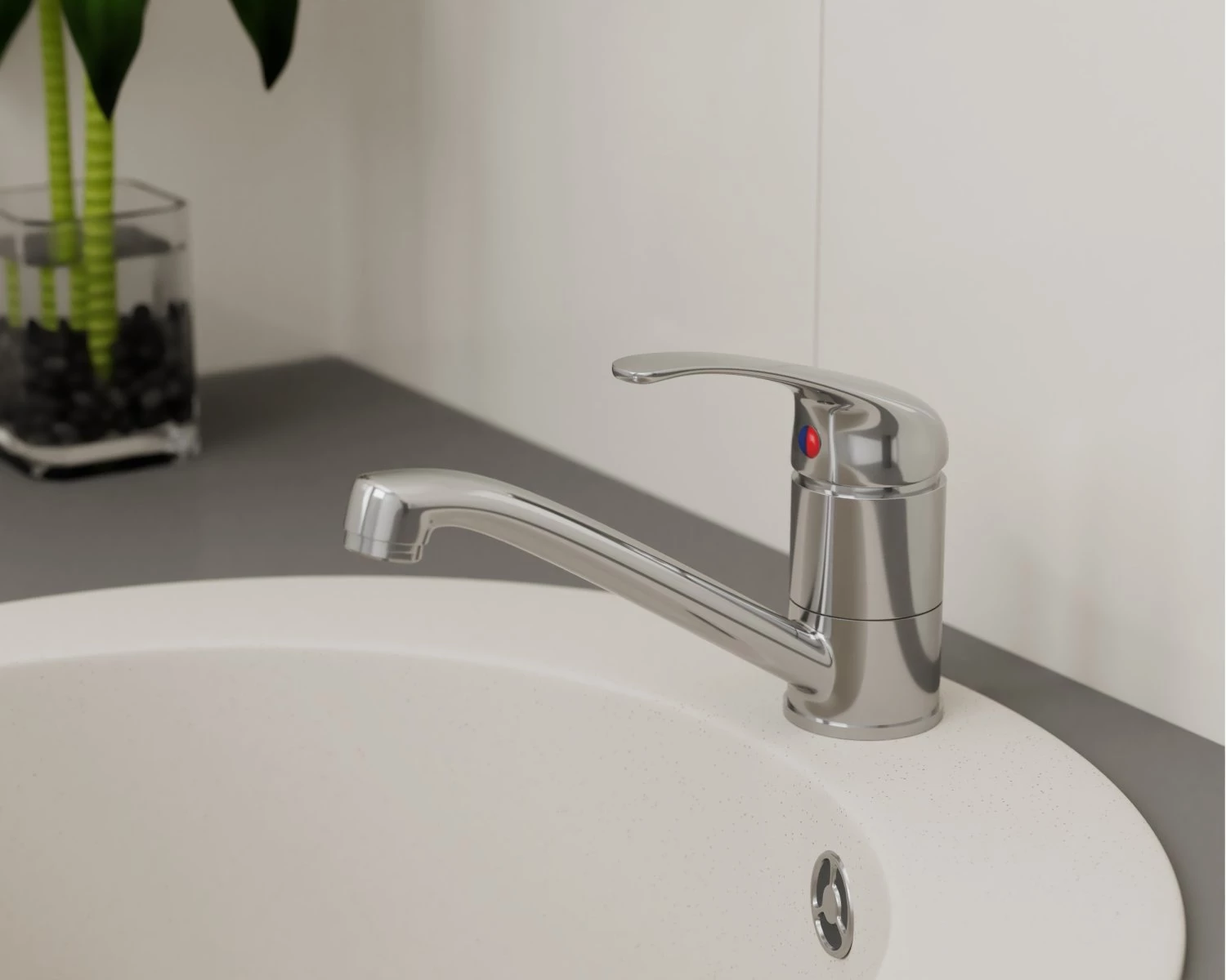 Смеситель для умывальника/кухни RUSH Врангель (Vrangel) (VR7114-26) - фото 2