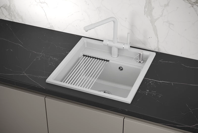 Кухонная мойка GRANULA Kitchen Space (5002, АРКТИК) Кухонная мойка GRANULA Kitchen Space (5002, АРКТИК) - фото 3
