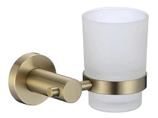 Стакан стеклянный с настенным держателем Savol (S-005658C)