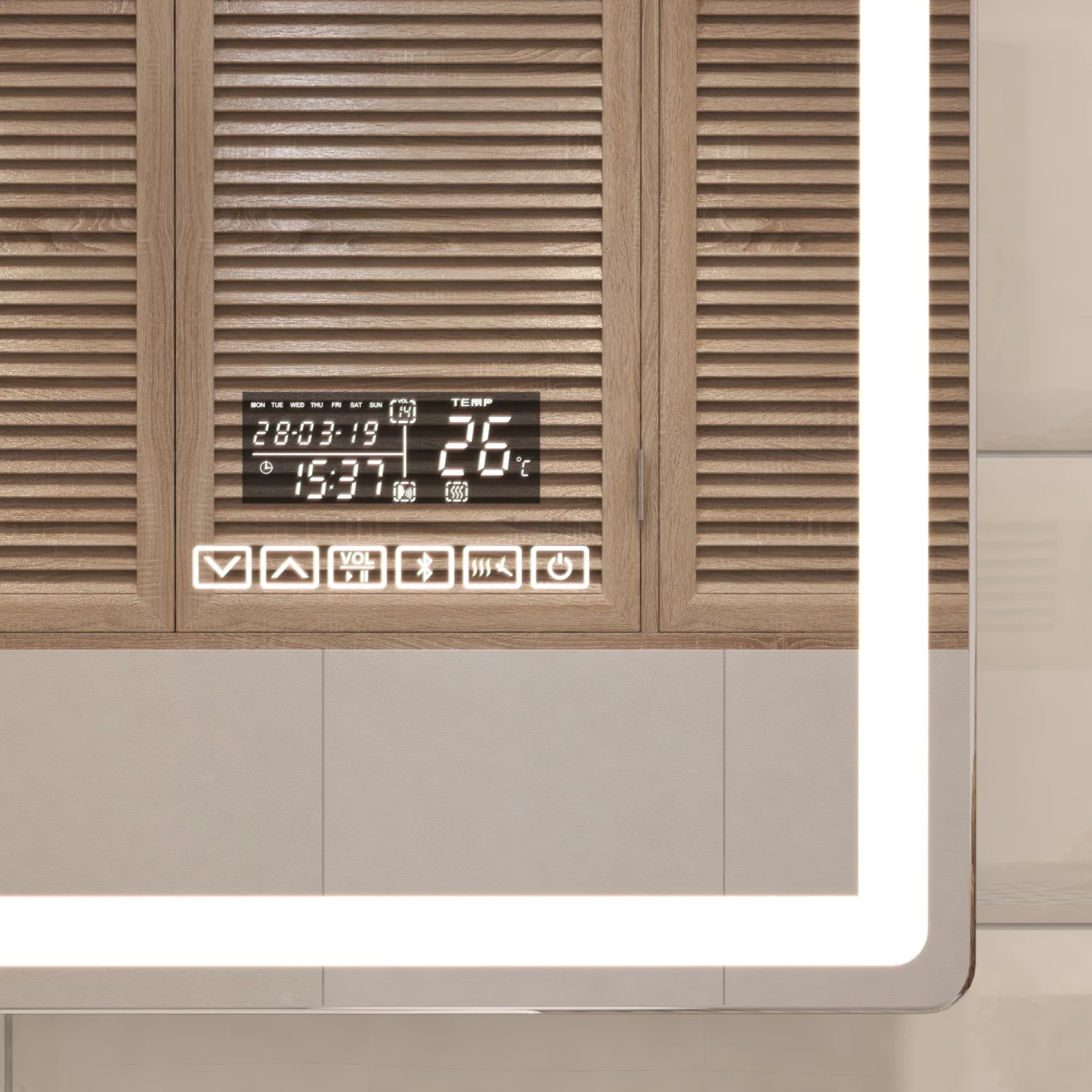 Зеркало VIGO Geometry Media voice 600 (044) - фото 2