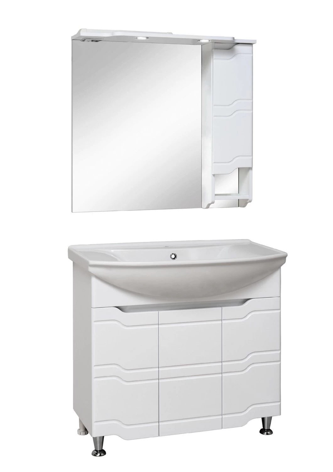 Зеркальный шкаф Runo правый Стиль 85 (00000001116) - фото 3