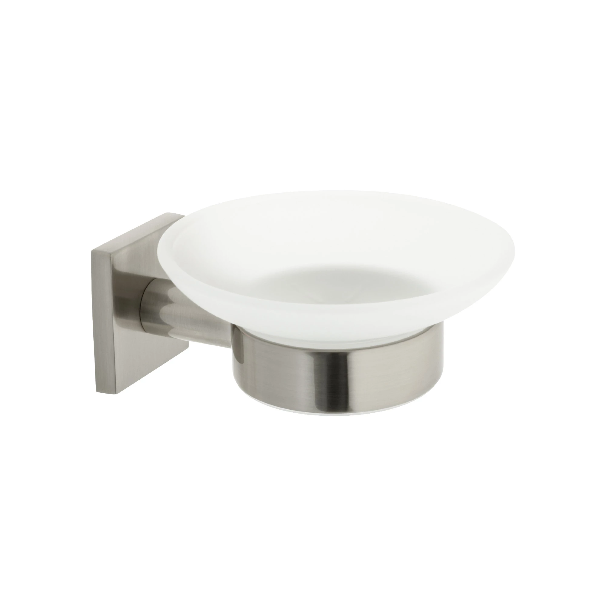 Мыльница стеклянная Fixsen Lux Satin, сатин (FX-16008) Мыльница стеклянная Fixsen Lux Satin, сатин (FX-16008) - фото 1