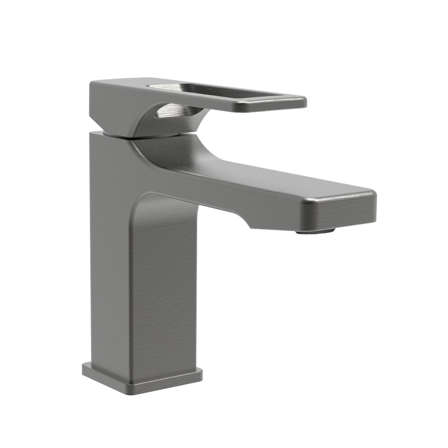 Смеситель Splenka для раковины монолитный, графит (S55.10.09) - фото 1