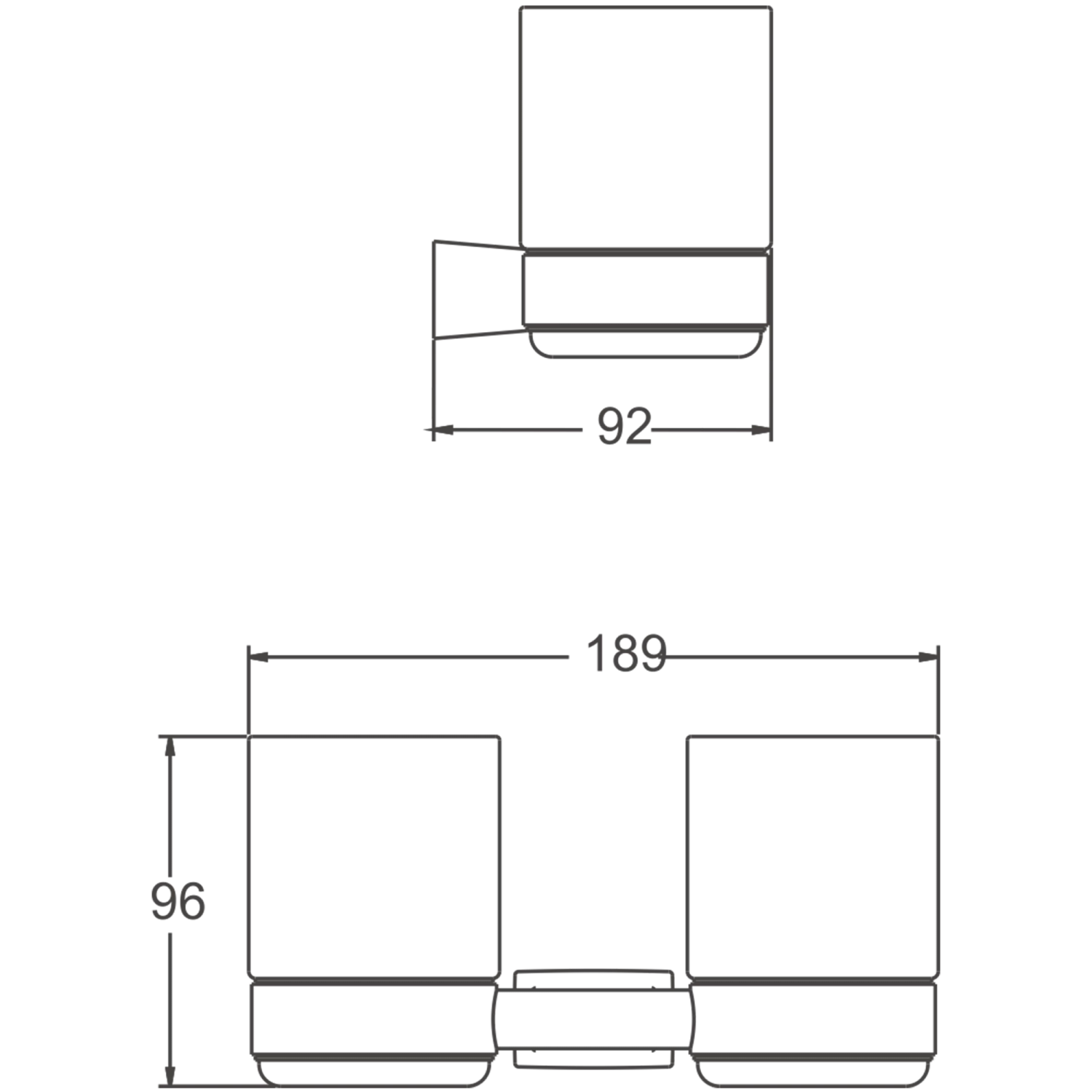 Стакан BELZ брашированное золото (B91308) - фото 2
