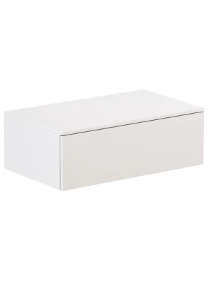 Тумба подвесная Velvex Unit 80, выс. 27, выдв. ящик, белый матовый (tp.UNI.80.1Y белый матовый) - фото 1