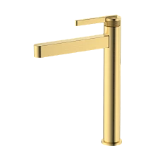 Смеситель для раковины высокий DQ Bonn мат.золото (DA1702007)