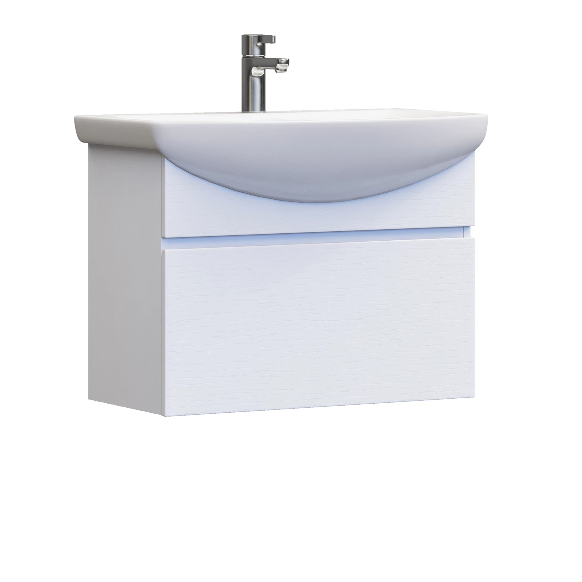 Тумба VIGO под раковину Wing 600-0-1 (Балтика) навесная белый (tp.WIN.BAL.60.1Y белый) - фото 1