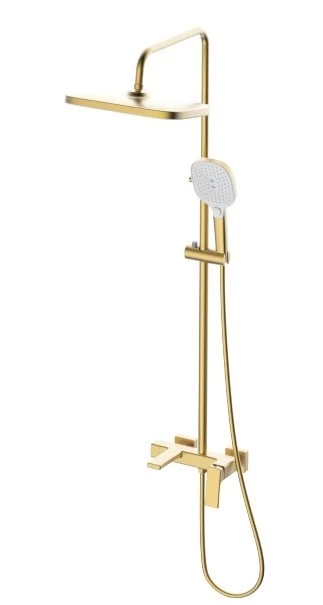 Душевая система HAIBA тропический душ, латунь, золото (HB24831-5) - фото 1