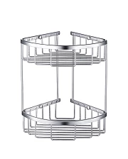 Полка угловая двойная Timo Saona хром (13082/00)