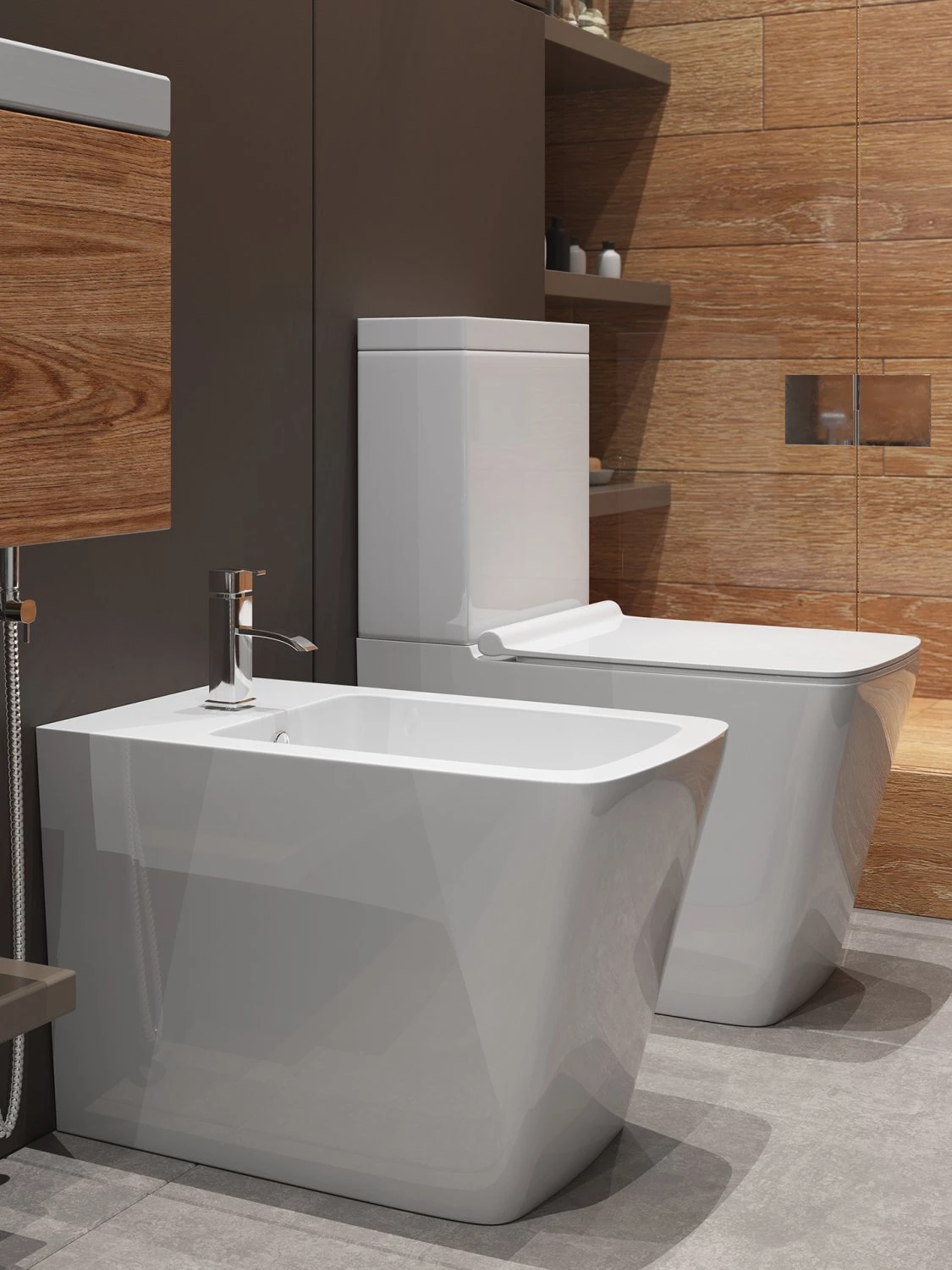 Биде напольное TIMO SOLI 510*360*400 (TK-302) - фото 2